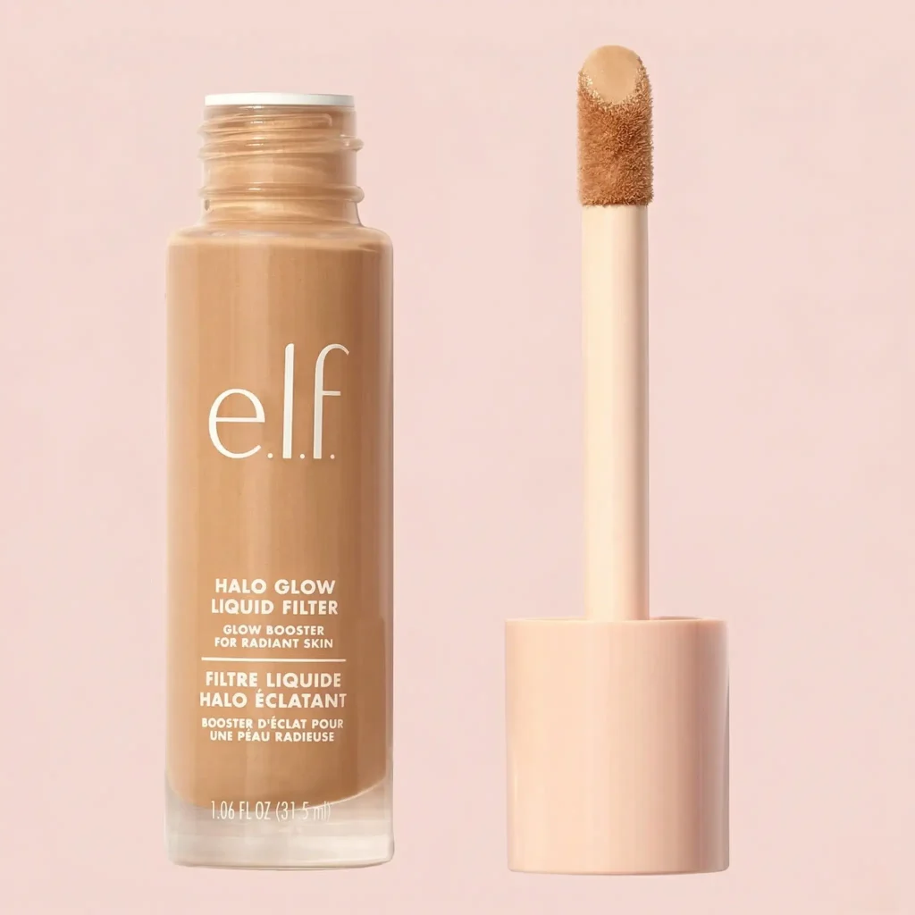e.l.f. halo glow liquid filter review