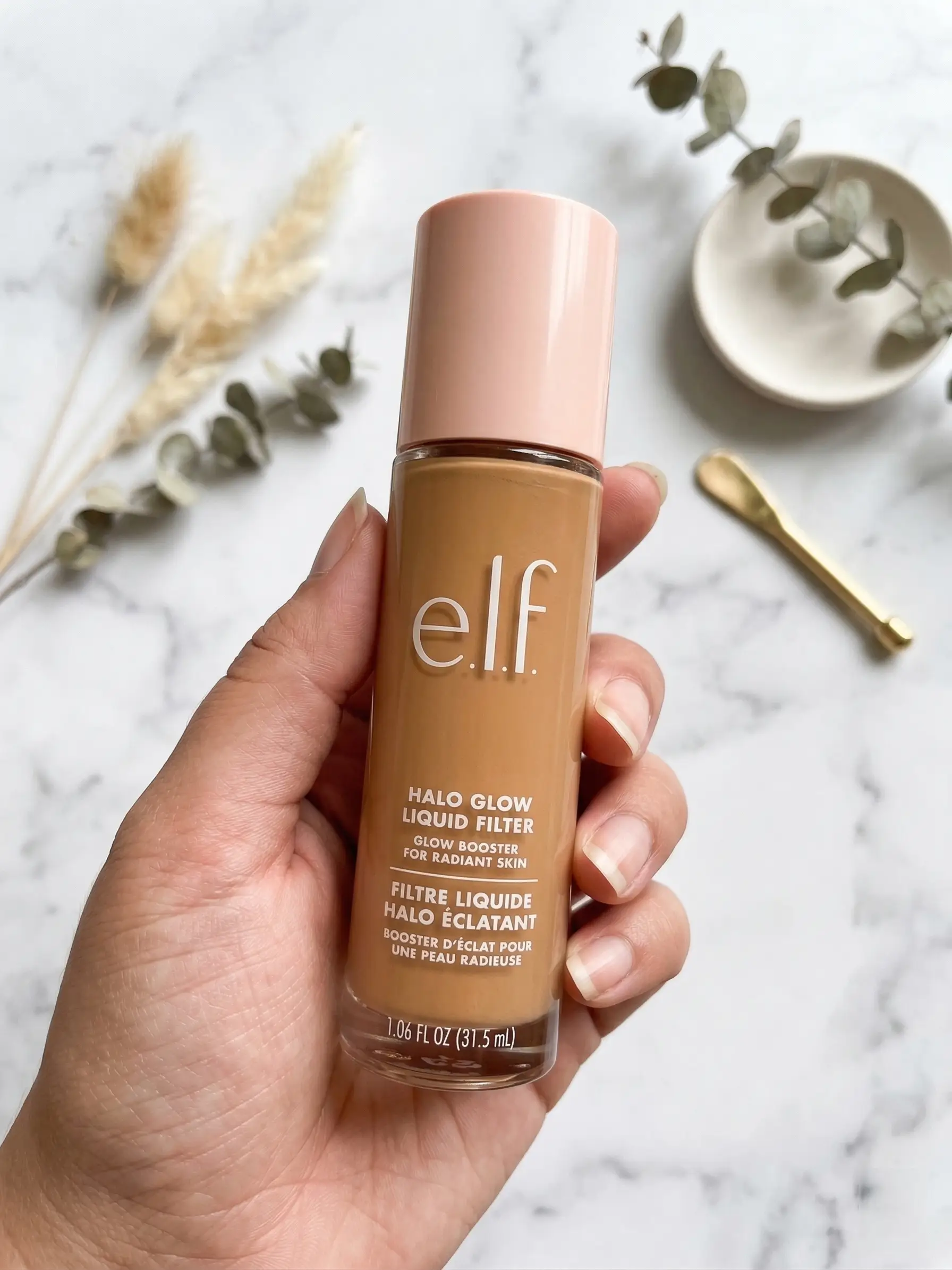 e.l.f. halo glow liquid filter review
